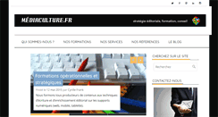 Desktop Screenshot of mediaculture.fr